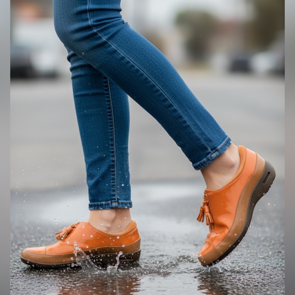 Cole Haan Women's Orange Waterproof Shoes